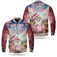 thumbnail image 3 of My Cat is My Valentine Cute Persian in Gift Box All Over Print 3D Baseball Jacket Cat Lover Kitten Owner Gifts Bomber Jacket Softball - 3006, 3 of 6