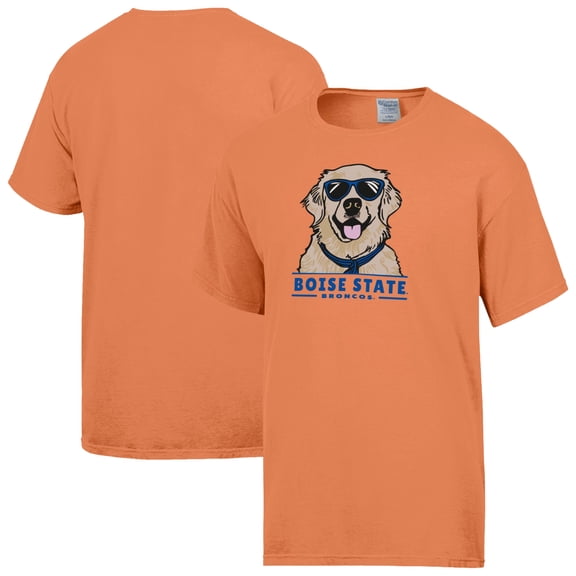 Men's ComfortWash Orange Boise State Broncos Dog T-Shirt