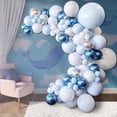 thumbnail image 3 of 1 Set Balloon Arch Set Glitter Decorative Emulsion Happy Festival Balloon Garland for Wedding, 3 of 10