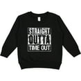 thumbnail image 2 of Inktastic Straight Outta Time out Toddler Sweatshirt, 2 of 4