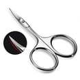 thumbnail image 3 of Small Scissors For Grooming - Stainless Steel Straight Tip Scissor For Hair Cutting Beard, Ear, 3 of 4