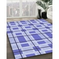 thumbnail image 2 of Ahgly Company Indoor Rectangle Patterned Periwinkle Purple Area Rugs, 7' x 9', 2 of 6