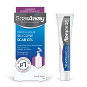 ScarAway Silicone Scar Gel, Helps Improve Size, Color & Texture of Hypertrophic & Keloid Scars from Injury, Burns & Surgery, Water Resistant, 20g (0.7 Oz) 2pc Makeup Organizers