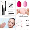 thumbnail image 5 of HALEYS Brocha de maquillaje Kabuki + GWP Skin Tint Mini VEGANO+Cerdas veganas de madera sostenible SIN CRUELDAD para acabado con aerógrafo Para cremas Líquidos Polvo Sin rayas Mezcla perfecta Mejora l, 5 of 5