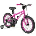 thumbnail image 1 of Costway 16-Inch Kid's Bike for 4-7 Years Old with Adjustable Saddle & Anti-slip Handlebar Pink, 1 of 10