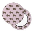 thumbnail image 2 of Fotbe Dachshund Dog Puppy Stool Covers Round,Waterproof Round Bar Stool Covers Bar Chair Covers Washable Stool Cushion Slipcover for 12-14 Inch Chair-12 inch, 2 of 7