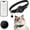 Black B, variant on otnbgsr GPS waterproof collar cat tracker, compatible with Apple and Android Find My without monthly fees, is an ideal choice for small to cats with advanced tracking solutions and smart collars