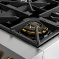 thumbnail image 5 of 48 in. 6.7 cu. ft. 8 Burners Dual Fuel Range for Propane Gas in Stainless Steel., 5 of 18