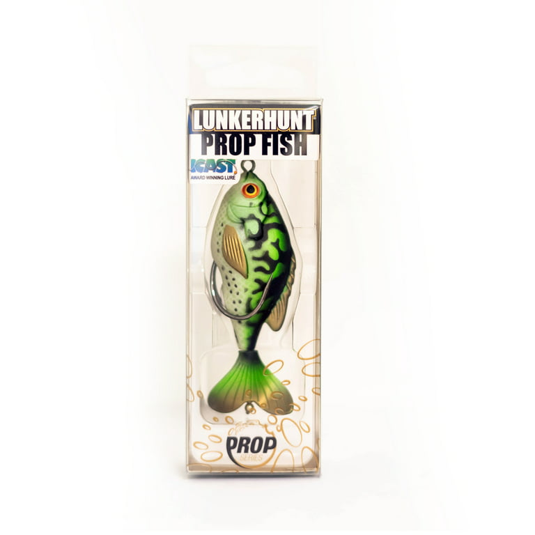 Lunkerhunt Prop Fish - Topwater Lure - Crappie,3.5in,1/2oz,Soft