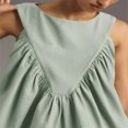 thumbnail image 6 of Womens Peplum Babydoll Tank Tops Summer Sleeveless Loose T Shirts Casual Shirred Flowy Tops, 6 of 7