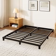 thumbnail image 5 of Arhomefurni 4 inch King Size Bed Frame, Heavy Duty Metal Low Profile Platform Bed, No Box Spring Needed, Noise Free, Easy Assembly, Black, 5 of 8