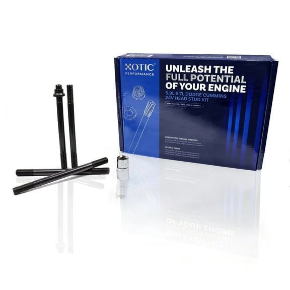 Head Stud Replacement Kit for 1998.5-Present Dodge Cummins 5.9L 6.7L Diesel Cylinder 24V - Xotic Performanceâ„¢ CP876