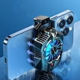 thumbnail image 4 of Phone Cooler, Mobile Phone Heatsink For Gaming, Adjustable Solid State Fast Cooling Fan For Smartphones, Second Speed(silver Plating), 4 of 5