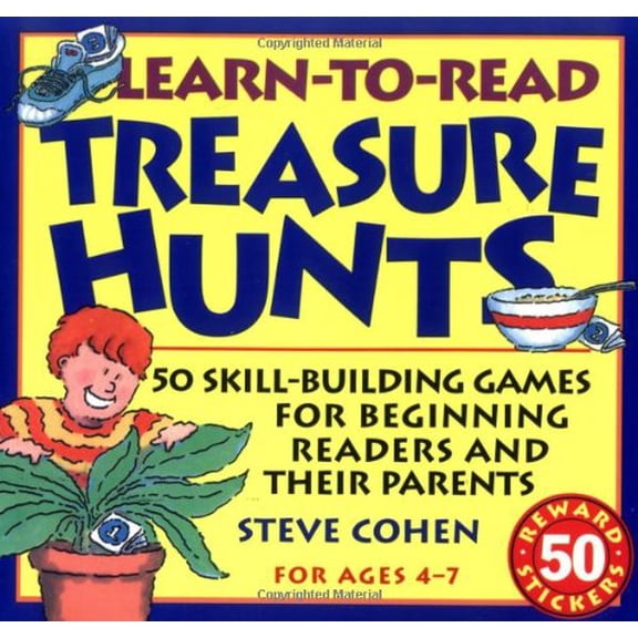 Pre-Owned Learn-to-Read Treasure Hunts: Fifty Skill-Building Games for Beginning Readers and Their Parents, 9780761103301, 0761103309, Paperback,