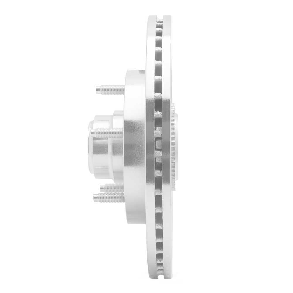 Dynamic Friction Company 631-54145L DFC Brake Rotor - Drilled And Slotted - Silver