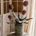 thumbnail image 2 of Artificial Tall Stem Flower Mulan Thistle 43" Tall, 2 of 10