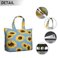 thumbnail image 5 of Boho Yellow Sunflower Travel Bag Country Floral Weekender Duffel, Lightweight, , Large Capacity, 5 of 5