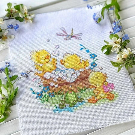 UPC: 4627077369289 | Warm Weather SM-105 Counted Cross-Stitch Kit