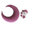 thumbnail image 3 of Posing Pillow Cute Shooting Accessories Juego de sombrero de estrella de Rosa roja, 3 of 6