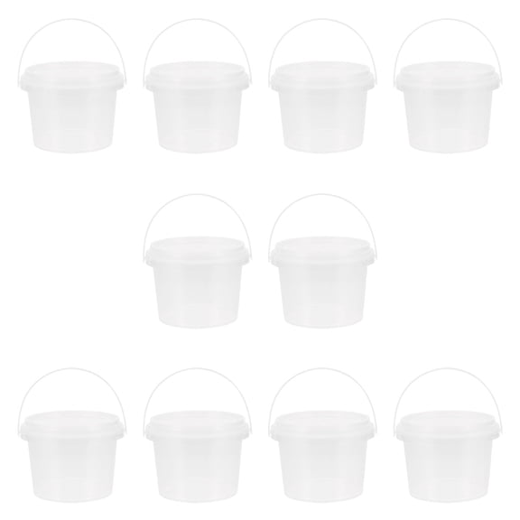 Toyandona Clear PP Containers Multipurpose for Storage and Beverage Holding