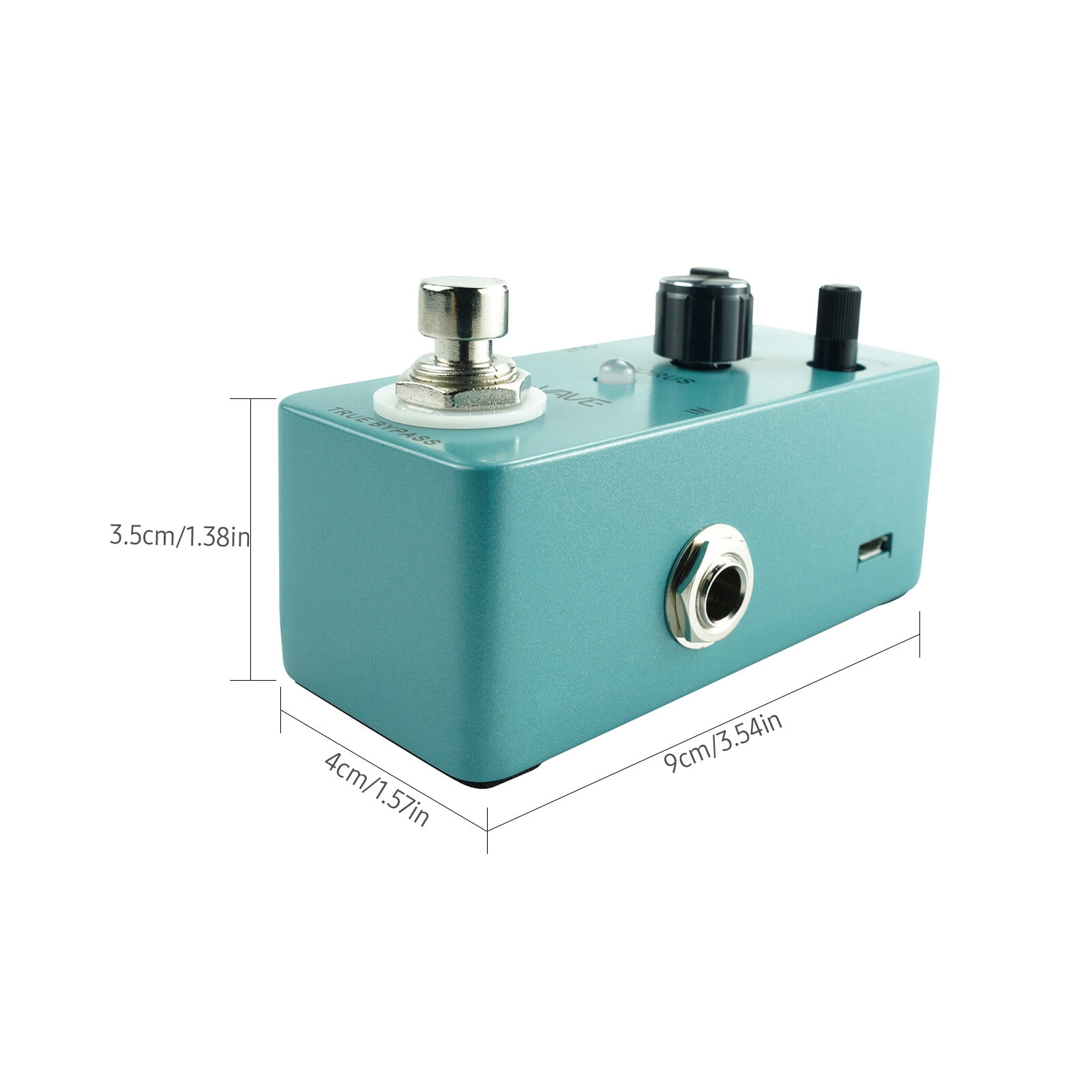M-VAVE CHORUS Guitar Analog Chorus Effect Pedal True Bypass Full Metal Shell, Chorus / Depth/ Speed Control