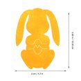 thumbnail image 2 of PTOOTP Bunny Shaped Tableware Pouch Nonwoven Fabric Easter Party Favor Bags 20 Pieces Festive Decor, 2 of 5