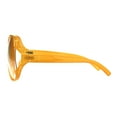 thumbnail image 4 of Womens Oversize Exposed Lens Butterfly Granny Plastic Eyeglasses Orange, 4 of 4