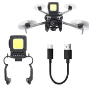 2-in-1 Night Flying Light With Gimbal Bumper Guard for DJI Mini 5 Pro Drone, Anti-Collision Protective Cover Gimbal Protector Navigation Light with 3 Lighting Modes for Night Flying