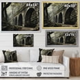 thumbnail image 4 of Designart "Rustic Archway Grey Bridge Elegance I" Architecture Floater Framed Canvas Art Print, 4 of 7
