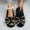 #293-Black, variant on Taylonsss Women's Open-Toe Bow Flat Slippers with Furry Lining for Fall and Winter Comfortable Causal Casual Sandals for Home and Outdoor Wear