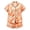 AA-#Gold318, variant on WOYY Halloween Pajamas for Girls Cute Short Sleeve Button Down Shirt Shorts, Sizes 2-16