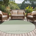 thumbnail image 4 of Sage Green Botanical Round Area Rug 5Ft Washable Circle Rugs for Living Room Bedroom, Spring Floral Leaf Non-Slip Carpet Floor Mats Indoor Outdoor Carpet Runner Aesthetic Home Decor, 4 of 8