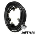 thumbnail image 3 of Outdoor Misting System 6/8M Water Sprinkler Patio Cooling Spray Kit PE Line 3/4 Inch Connector Energy Saving Low Cost Easy Install for Garden Humidification Greenhouse Landscaping, 3 of 5