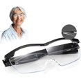 thumbnail image 1 of Gafas de Lectura LED Lupas con 2 LED, Lente USB 1, 6 Veces (250 Grados) Anti-Azul, Todo Trabajo de precisión, Reparaciones, Costura, Relojes y Manualidades, 1 of 5