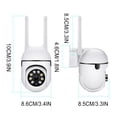 thumbnail image 3 of AZXY Security Camera,Outdoor Security Cameras Wireless Wifi,1080p Hd Night Vision Battery Security Camera,Waterproof Surveillance & Security Cameras with Monitor,360 Camera, 3 of 9
