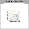 thumbnail image 3 of 800ML mason jars,vasos para avena trasnochada,10oz Glass Jars with Lids , Apricot, Wide Mouth Mason jars for Salad, Yogurt, Snacks, Meal Prep,1pcs, 3 of 9