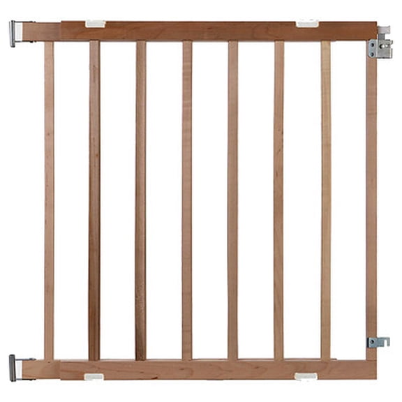 Supergate 4630A Stairway Swing Gate, Wood, 28-42 x 30-In. - Quantity 1