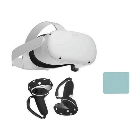 Meta Quest 2 (Oculus) - Advanced All-In-One Virtual Reality Headset 128GB Bundle + Mazepoly Accessories