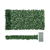 Spaco 120 x 40 Inch Large 3D Lifelike Ivy Hedge, Artificial Ivy Privacy Fence, Artificial Fence for Indoor and Outdoor as Living Room, Garden, Courtyard, Green