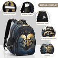 thumbnail image 4 of ALAZA Two Human Skeleton School Backpack Elementary Bag Bookbag Travel Rucksack, 4 of 6