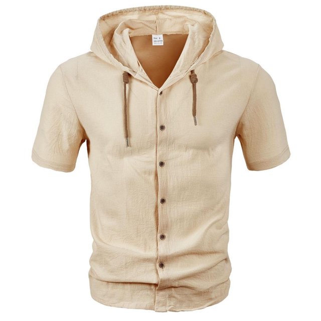 pstuiky camisetas de hombre, Blusa de manga corta con cuello vuelto, transpirable, con botones y color liso para hombre ropa de hombre s