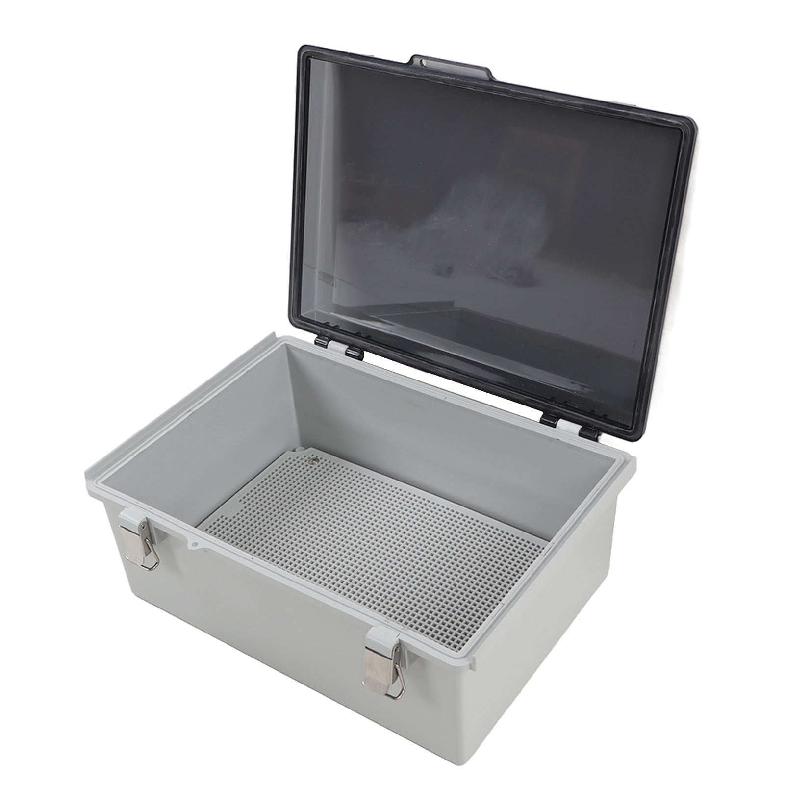 Transparent Waterproof Electrical Junction Box - Grey - Outdoor Weatherproof Enclosure