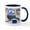 White/Navy Inside, variant on CafePress - Alaskamap28 Mugs - 11 oz Ceramic Mug - Novelty Coffee Tea Cup