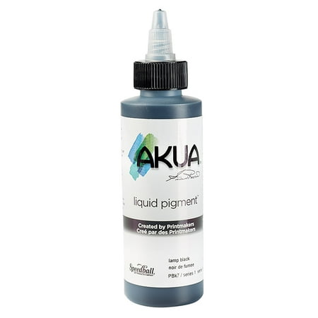 UPC: 0893419000231 | Speedball Akua Liquid Pigment Lamp Black 4 oz.