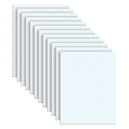 TOPS 50 Sheets - 15 lb Basis Weight - Letter 8.50" x 11" - 12 / Carton - White Paper 3314DZ