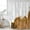 Mocha Brown, variant on Gray Gold Marble Shower Curtain, Waterproof Shower Curtains for Bathroom, Modern Abstract Marble Crack Texture Washable Fabric Bathtub Curtain Set Bath Decor with 12 Hooks Long 72"x84"