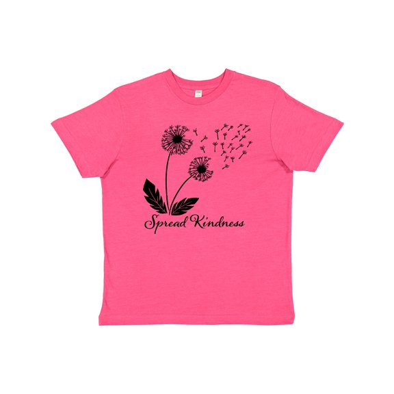 Inktastic Spread Kindness Dandelion Youth T-Shirt