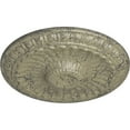 thumbnail image 3 of Ekena Millwork 11 1/4"OD x 1 1/8"P Linus Ceiling Medallion, Hand-Painted Castle Stone Crackle, 3 of 6