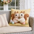 thumbnail image 1 of ddioayh Easter Theme Printed Cushion Covers Soft Breathable Fabric High Definition Printing 45x45cm with Concealed Zipper for Home Decor Sofa Bedroom Office Holiday Gift, 1 of 7
