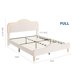 thumbnail image 3 of QinaQin Base de cama tapizada en terciopelo estilo princesa, con cabecera y piecera LED ajustables, soporte de madera y diseño ideal para niñas o niños, 3 of 9